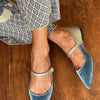 POINTED SHOE WITH STRAP