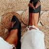 POINTED LOAFERS WITH TASSELS