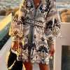 Laila - Printed Beach Loose Mini Dress