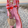 Unique Chic Undersea World Print Two-Piece Set