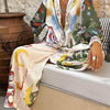 Beauty Unique Print Long Sleeve Shirt And Elastic Waist Pants Set