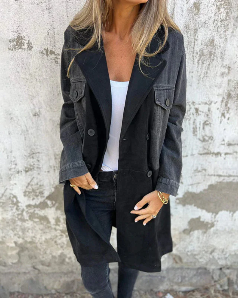 Sophia™ - Stylish Denim Coat