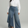 Audrey | Denim Wrap Trousers