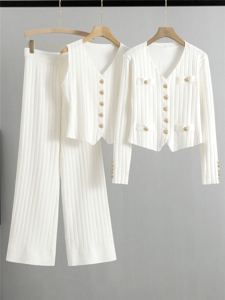 Amelia™ - Elegant Vest Co-Ord Set