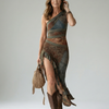 Zalia | Quiet Drape Midi Dress