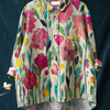Lindsey | Women's Vintage Flower Art Print Casual Shirt