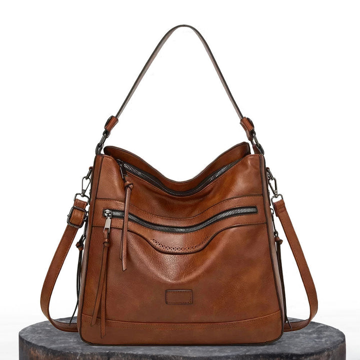 Zoe™ Vintage Charm | Shoulder Leather Bag