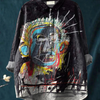 Kylie | Vintage Abstract Figure Painting Art Print Casual Shirt