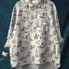 Faith | Women's Cute Dog Print Casual Shirt