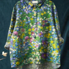 Emery | Women's Vintage Floral Art Print Casual Shirt