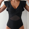 Anissa - Flattering V-Neck Swimsuit