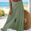 Syndy - Flowy Buttoned Skirt