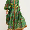 Lily - Heaven Bird Print Balloon Sleeve Dress
