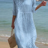 Embroidered casual dress for women.