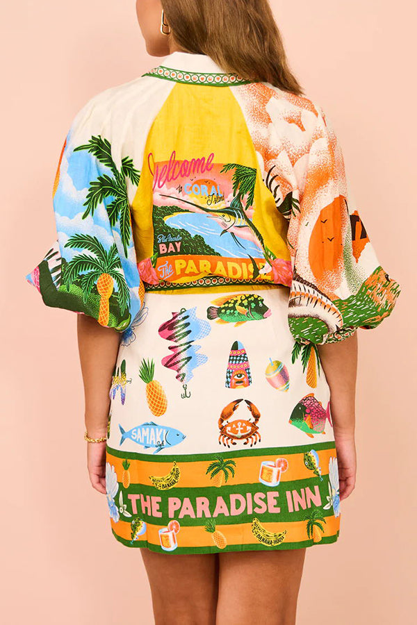 Kim - Belted Pocket Shirt Mini Dress