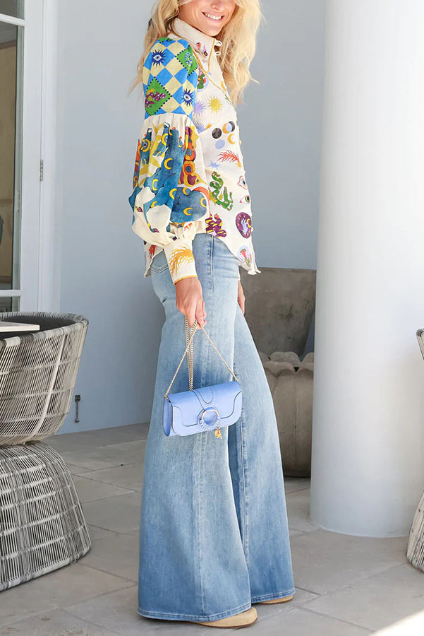 Adalie - Love Balloon Sleeve Shirt