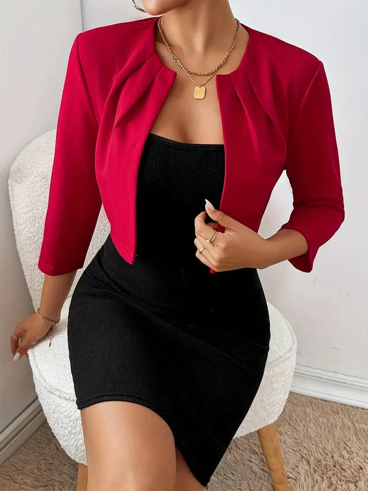 Madison™ - Stylish Pleated Collar Blazer