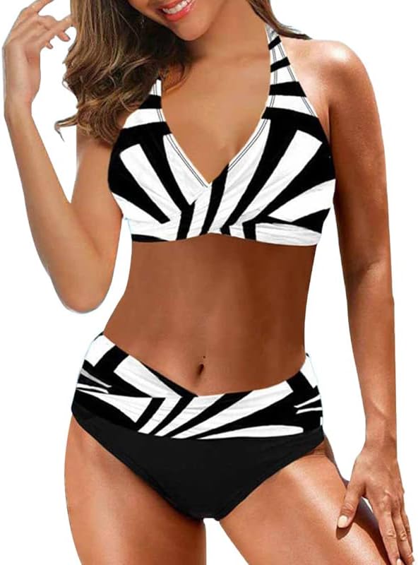Amelia™ - Striped Bikini Set