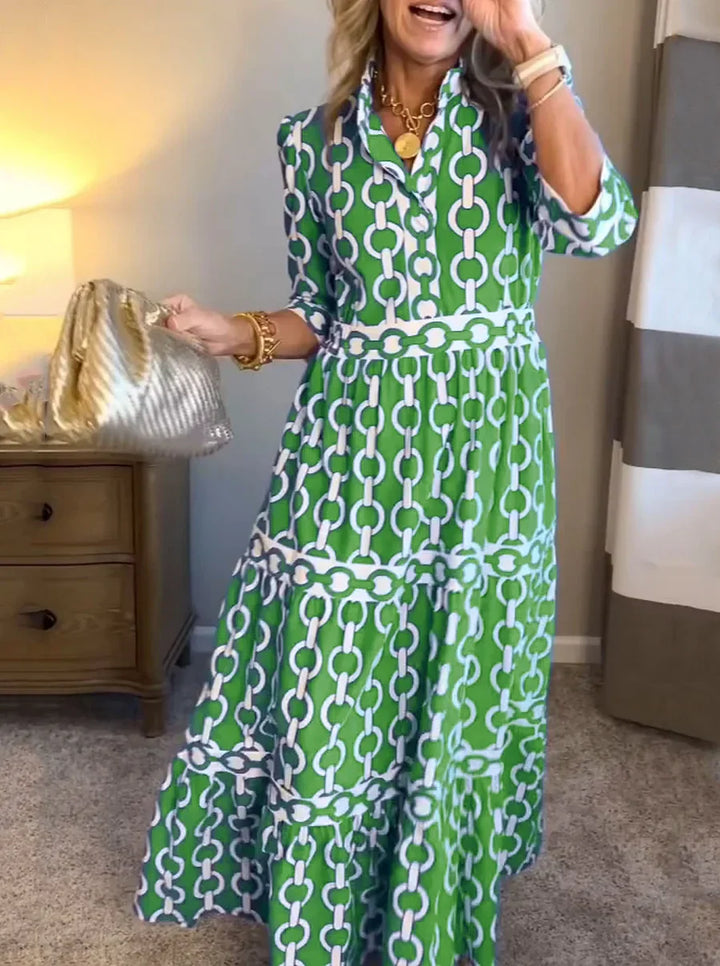 Juliette | Midi Dress with Chain Link Detail