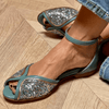 LOW SANDAL WITH SHINY DETAILS