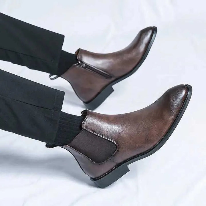 Nathan™ - Elegant Chelsea Boots with Zipper