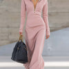 Gaia | Sporty Dress with Zipper and V-Neck