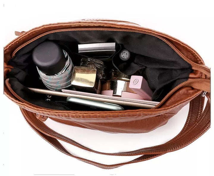 Mia™ Vintage Charm | Crossbody Leather Bag