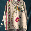 Alisa | Women's Vintage Floral Art Print Casual Shirt