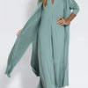 Maxi Dress Without Sleeves with V-Neck and Slit Plus Sizes