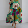 LILY™ | Flattering Summer Floral Maxi Dress