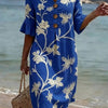 Casual Women's Dress with Floral Print