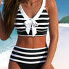 Martina™ | High Waist Striped Bikini
