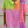 Zoe | Colorful Patchwork Shirt