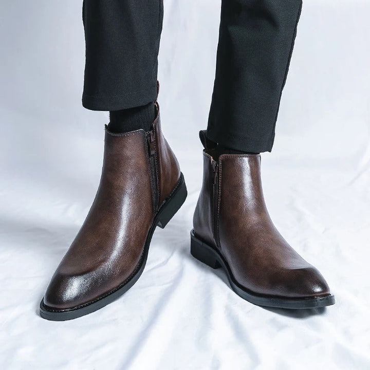Nathan™ - Elegant Chelsea Boots with Zipper