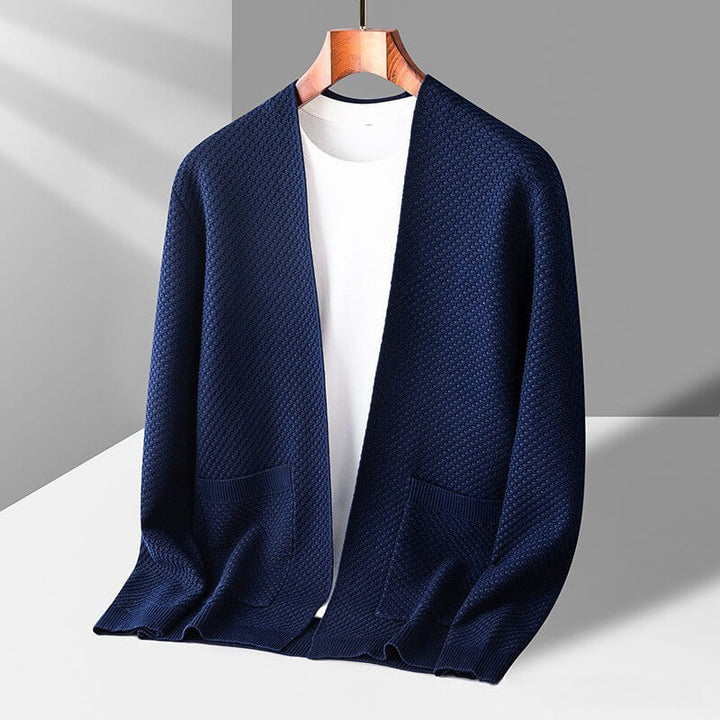 James™  - Comfortable Honeycomb Cardigan