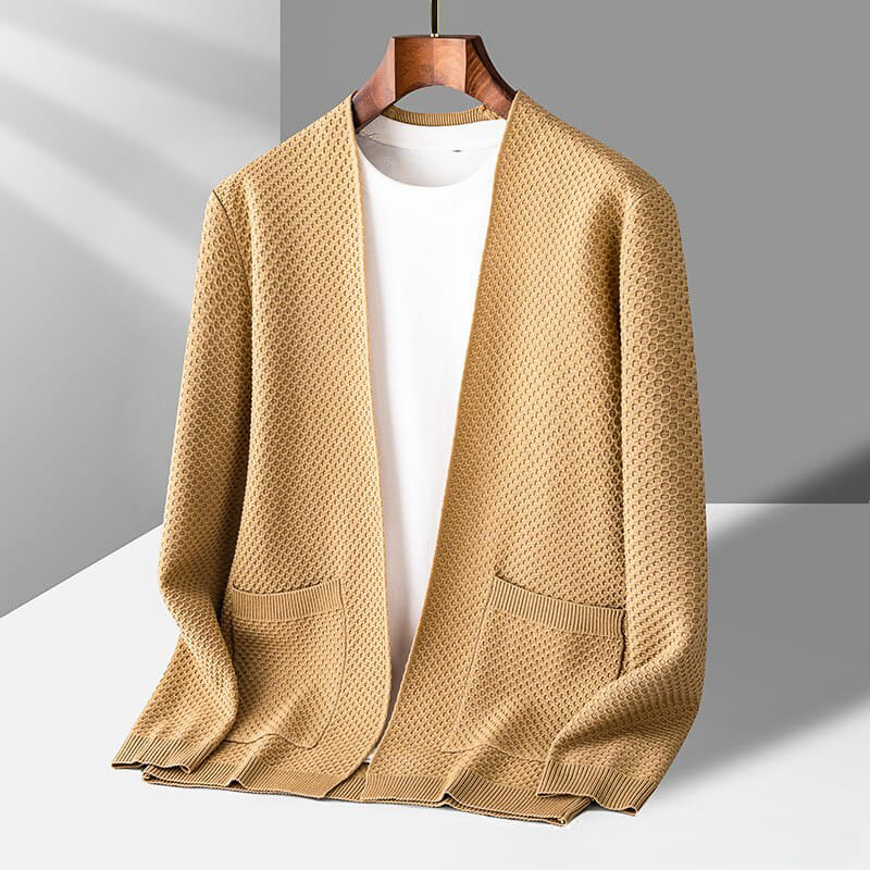 James™  - Comfortable Honeycomb Cardigan
