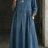 Clara | Peter Pan Collar Denim Dress