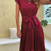 Claire | Casual Pleated Dress