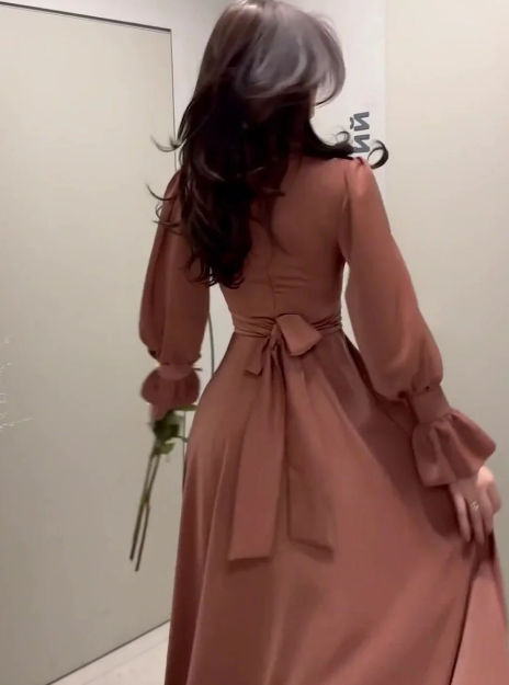 Frost - Elegant Satin Maxi Dress