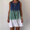 Josie - Mini Dress with Gradient Tie Dye Print