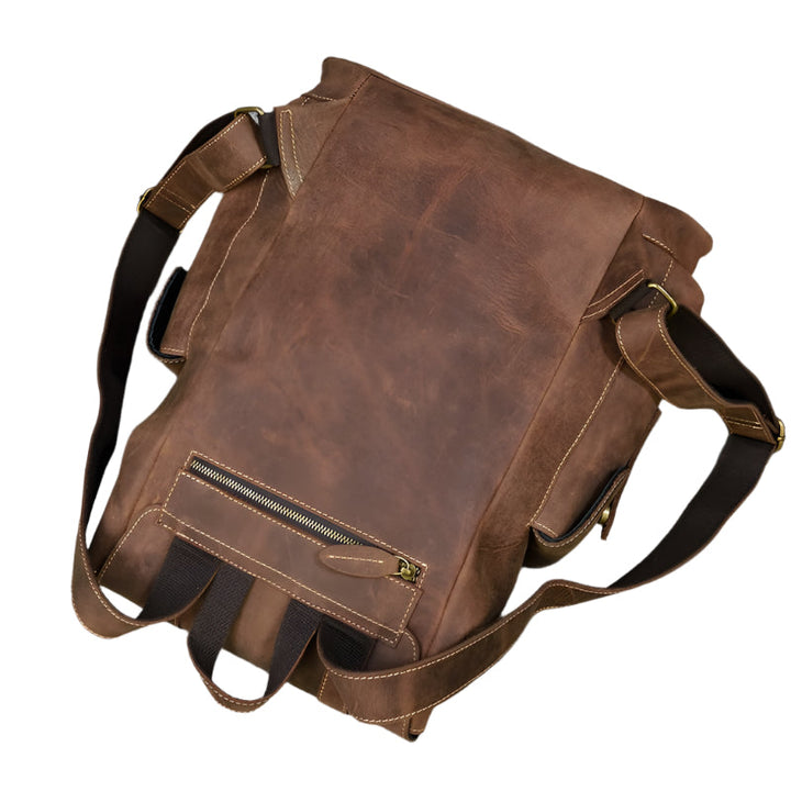 Backpack Large Capacity Leather Bag
