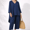 Adriena | Elegant Two-Piece Set with V-Neck
