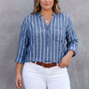 Candace | Striped Casual Blouse