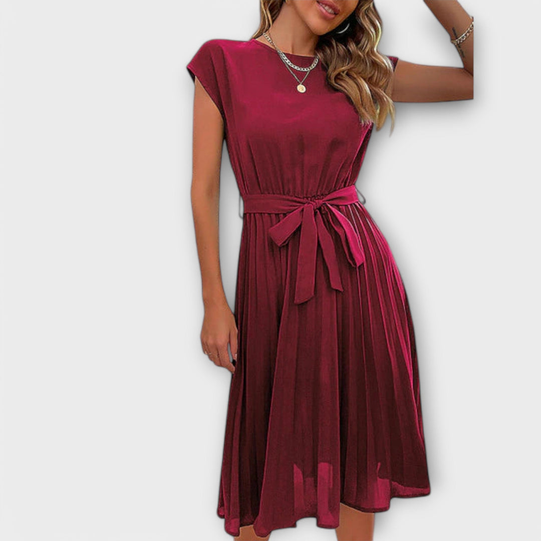 Claire | Casual Pleated Dress