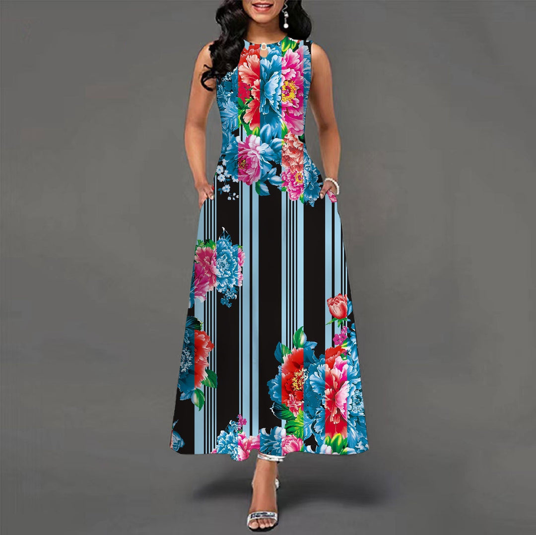 Bianca™ - Casual Sleeveless Dress with Flared Skirt