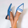 BI-COLOR POINTED SLINGBACK