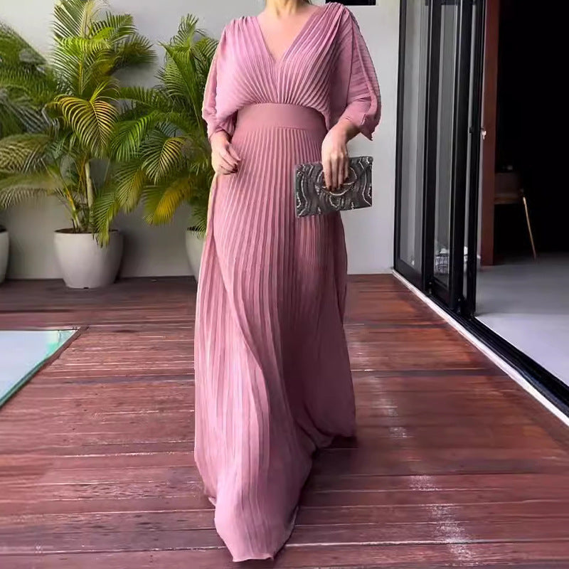 Ria™ - Floating Ribbed Maxi Dress