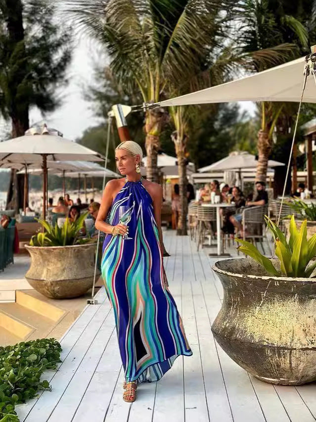 Carrie™ Halter Long Dress