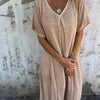 Amber | Elegant V-Neck Midi Dress
