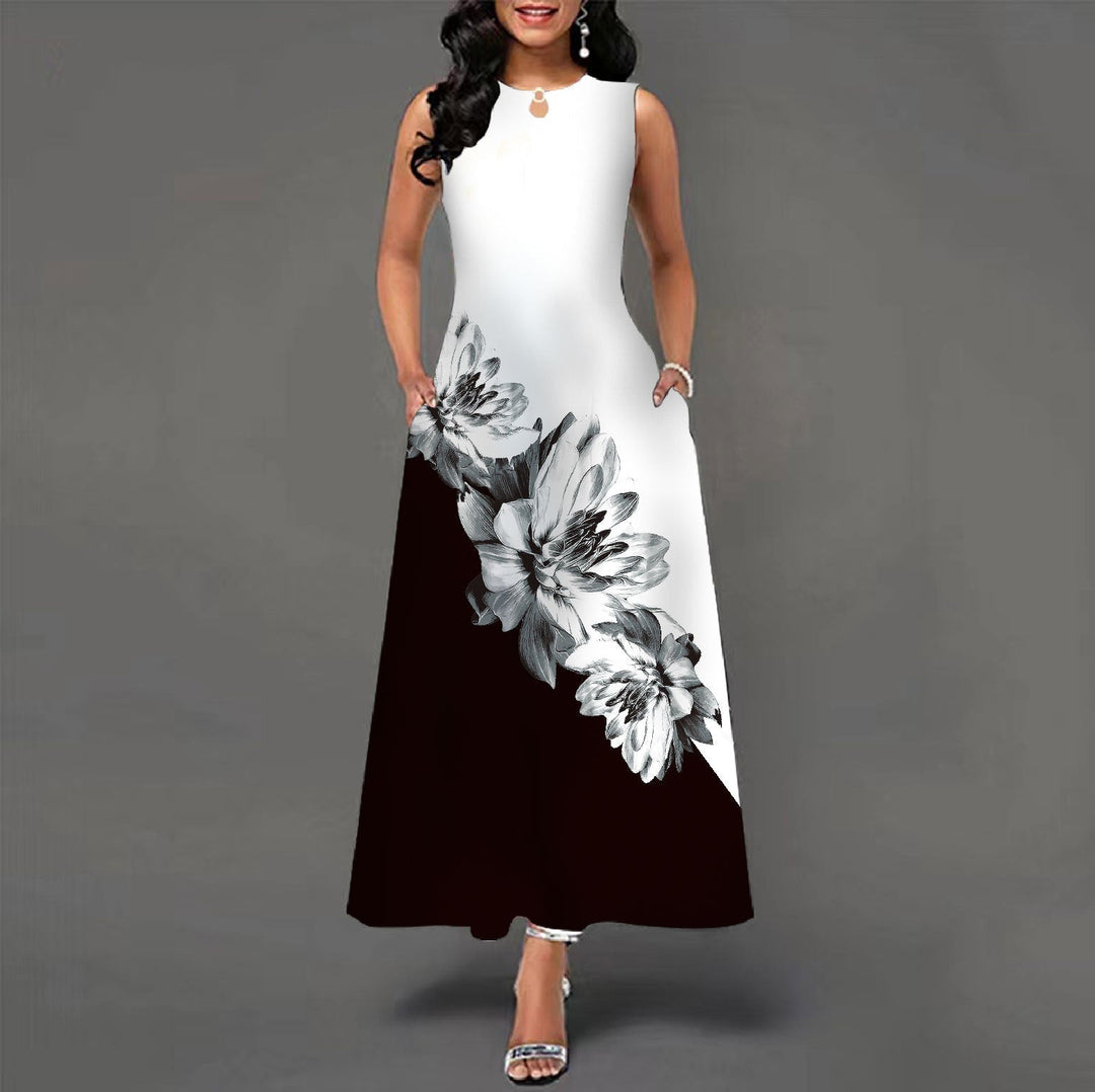 Bianca™ - Casual Sleeveless Dress with Flared Skirt